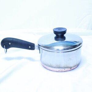 Revere Ware 1801 Copper Bottom 1 Quart Saucepan With Lid - Riverside, CAL